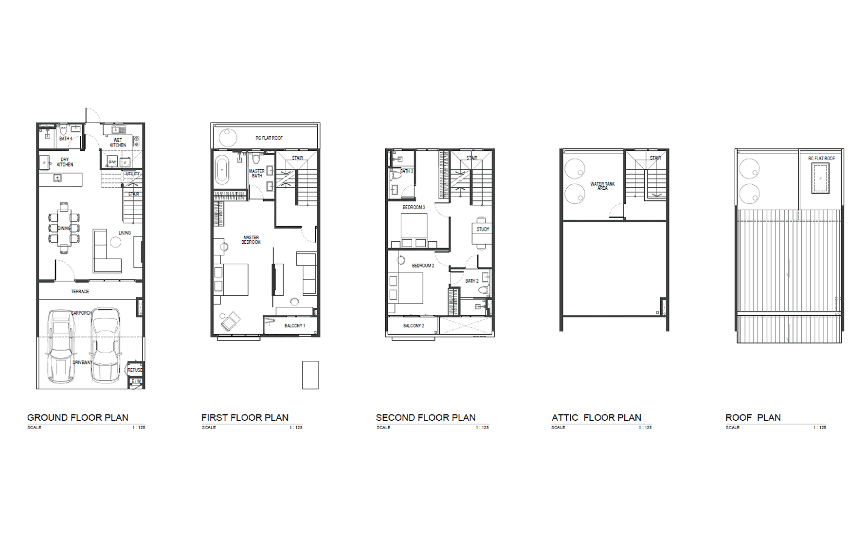 Cyberjaya Villa LAYOUT PLANS